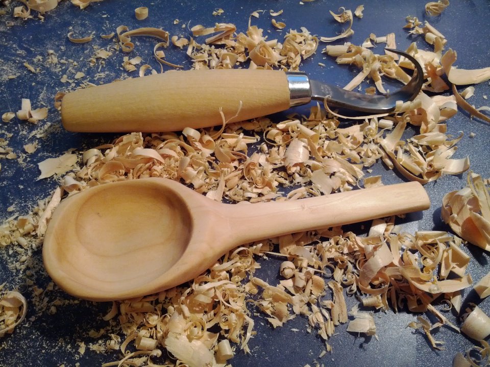 First Spoon Carving - by Alex
